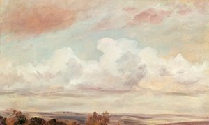 Gomolyfelhők egy táj felett, 1822